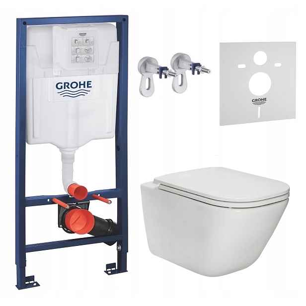 7v1 Podomítkový Wc Set Stelaz Grohe Wc Mísa Rim Roca Gap Silent