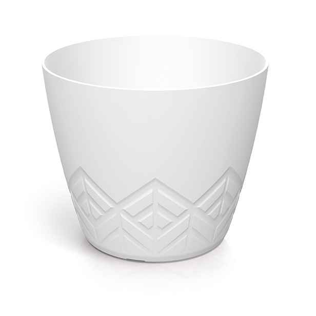 Prosperplast Květináč Areca bílý, varianta 11,9 cm
