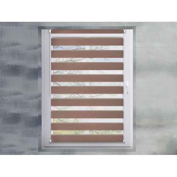 FEXI Roleta Den a noc, Silk měděná, A 094, 220x110 cm