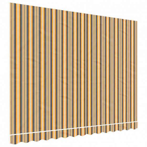 vidaXL Náhradní plachta na markýzu vícebarevná 350 x 250 cm polyesterová