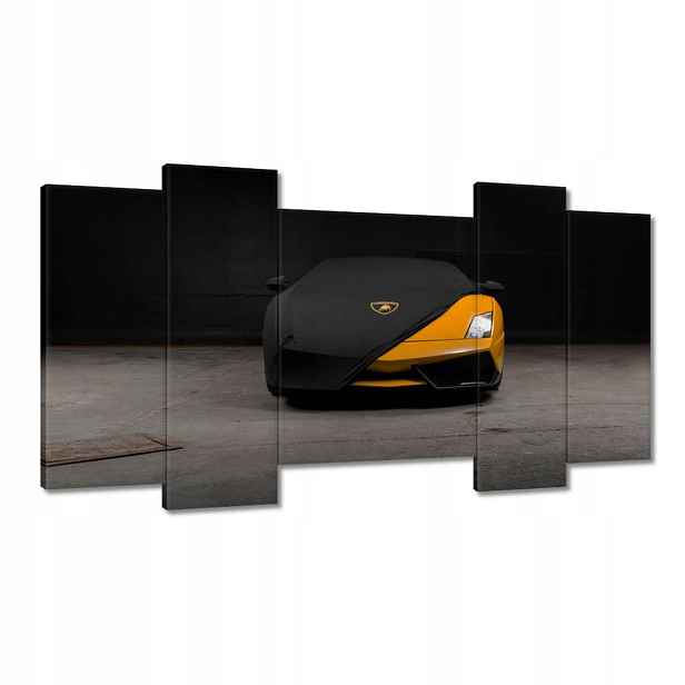Obrazy 120x65 Oranžové auto