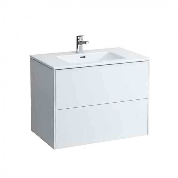 Laufen Pro S - Skříňka s umyvadlem, 59x79x49 cm, 2 zásuvky, matná bílá H8649612601041