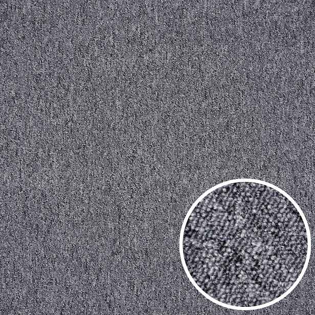 Metrážový koberec Classica 67, zátěžový, na míru, šíře 4m,5m, šedá, ab (mřížka), chodba / předsíň, Condor Carpets