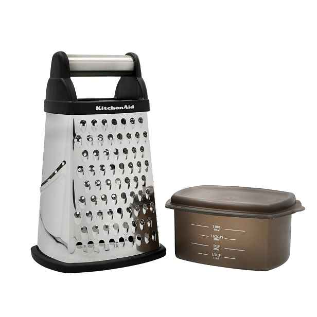 Struhadlo S Nádobou KQG300OSOBE Univerzální Box Grater Onyx Černý