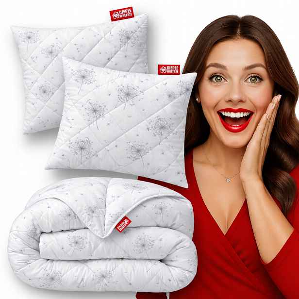 Set Přikrývka 200x220 2x Polštář 70x80 Antialergický Komplet Nafukovačky
