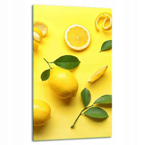 7v1 Skleněná Deska Panel Deska 30x52 Citron