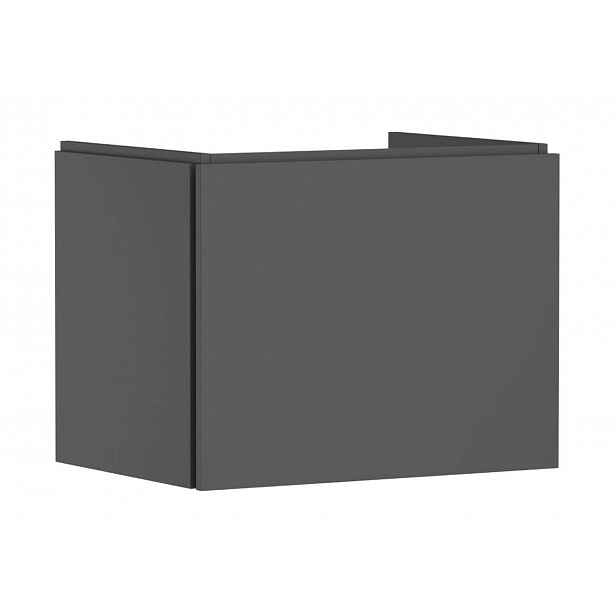 Hansgrohe Xilesa E - Umyvadlová skříňka, 50x63x47 cm, 1 zásuvka, matná šedá 54255760