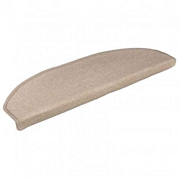 vidaXL Samolepicí schodové rohože 15 ks 80 x 24,5 x 3,5 cm Taupe