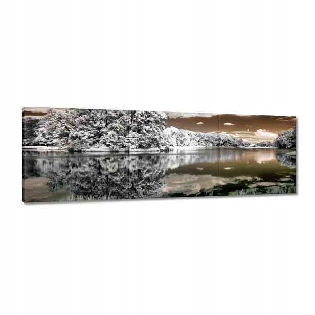 Obrazy 120x40 Infračervená krajina Ir