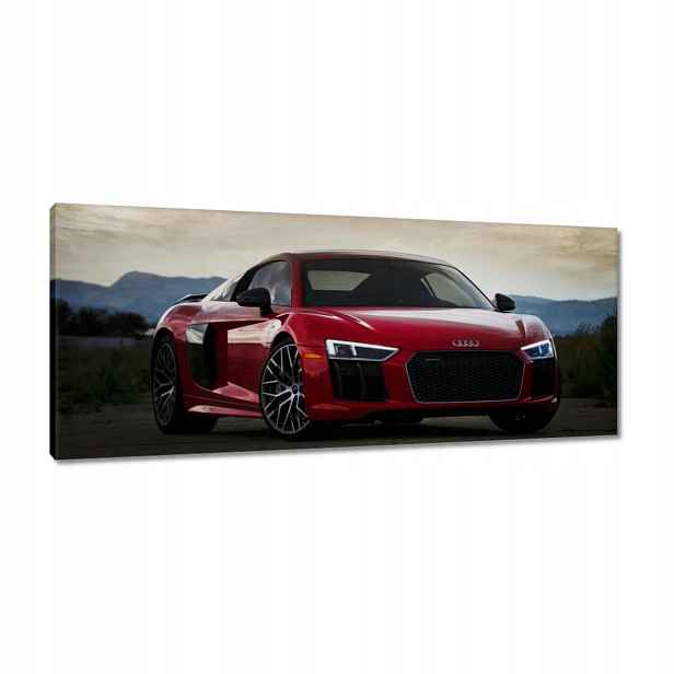 Obrazy 100x40 Červené Audi Auto