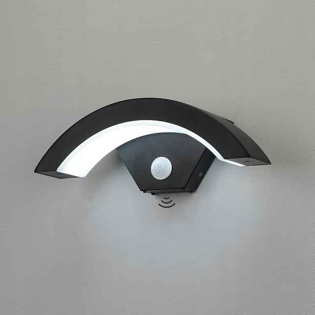 Venkovní nástěnné svítidlo Led zahradní fasádní lampa IP65Snímač pohybu 18W