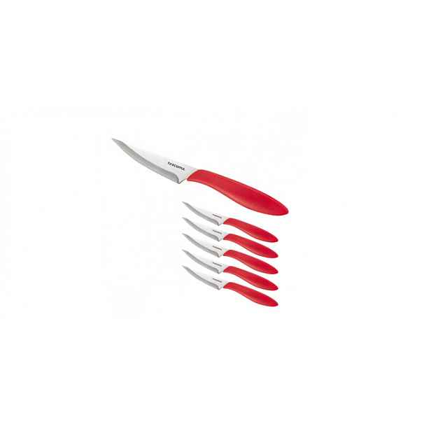 TESCOMA nůž na pizzu PRESTO 10 cm, 6 ks, červená