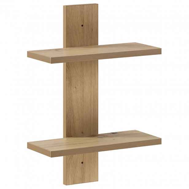 vidaXL Nástěnná polička Dub artisan 30 x 13.5 x 43 cm Kompozitní dřevo