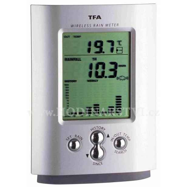 Bezdrátový srážkoměr s teploměrem TFA 47.3003
