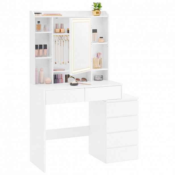 Boxxx TOALETNÍ STOLEK, bílá, 97,5/40/145 cm