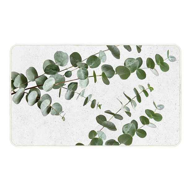 Bílý/zelený koberec 45x75 cm Stevia – douceur d'intérieur