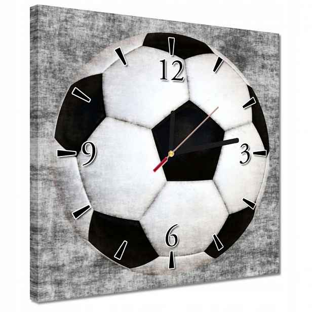Hodiny 30x30 Fotbal