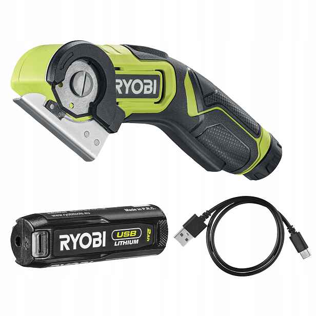 Ryobi Nůž pro řezání 4V Usb Lithium Akumulátor 2.0Ah a nabíjecí kabel
