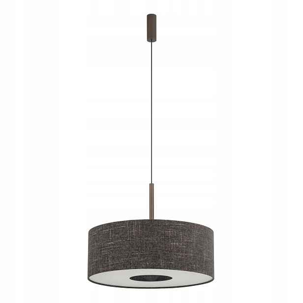 Závěsná lampa Amarela M černá melanžová 1xE27 S Stínítkem Obývací Osvětlení