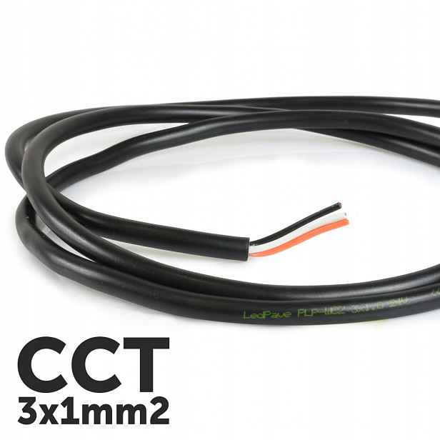 50 mb Zemní kabel LedPave Cct 24V 3x1,5 mm2