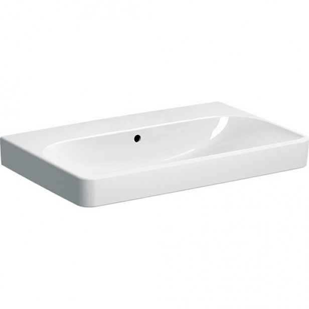 Geberit Smyle Square Umyvadlo 74,7 x 48 cm bez otvoru, bílá 500.249.00.2