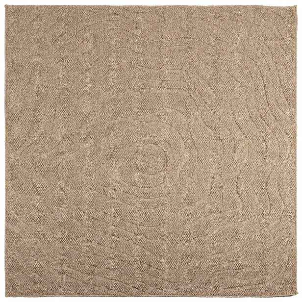 vidaXL Koberec do interiéru a exteriéru AGIRA Přírodní 120 x 120 cm
