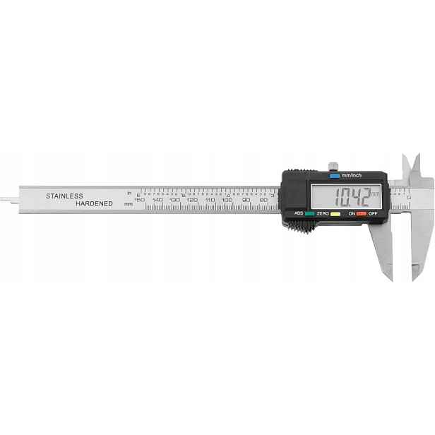 Digitální posuvné měřítko 150 mm/0,01 mm pro leváky Fortis