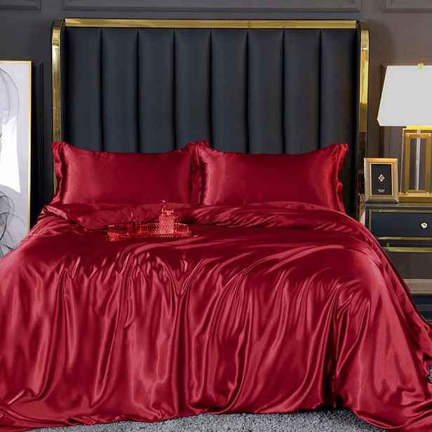 Dxhome Saténové Sada povlečení 155 x 220 cm