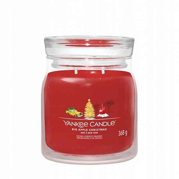 Střední vonná svíčka Yankee Candle Big Apple Christmas