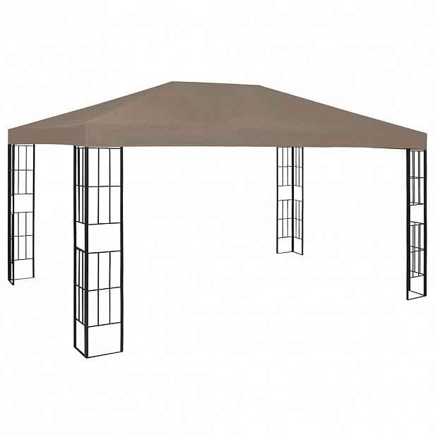 vidaXL Altán 4 x 3 m taupe