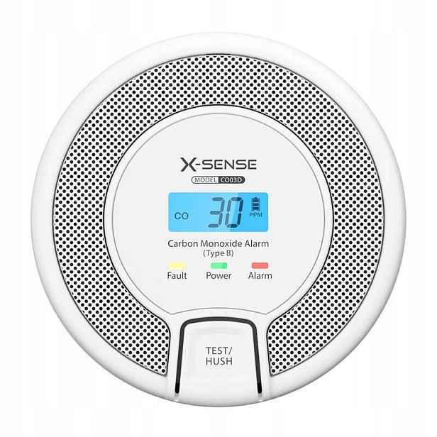 X-Sense CO03D Alarm Detektor Detektor Oxidu Uhelnatého Co LCD displej