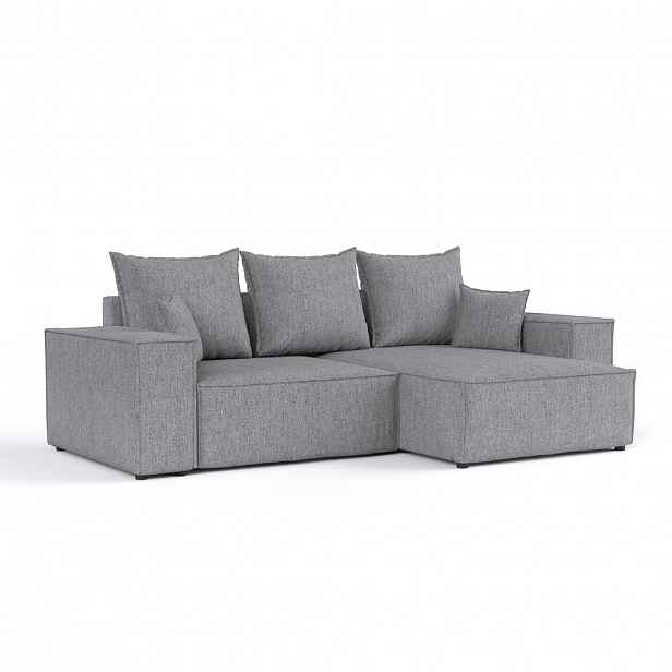 AltaBeds ROHOVÁ SEDAČKA SENSO, textil, Šedá