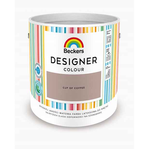 Beckers Designer Colour 2,5L Matná Barva Odstín Cup Of Coffee (šálek Kávy)