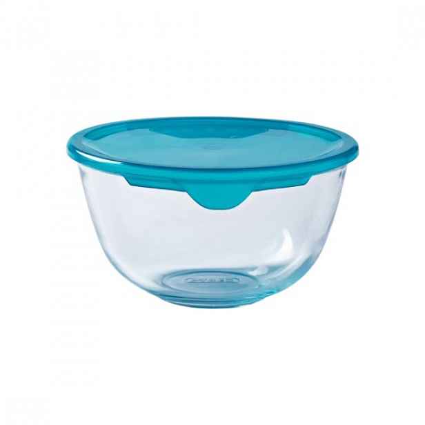 Miska s víkem, vyrobená z žáruvzdorného skla, 21 cm / 2,3 l - PYREX