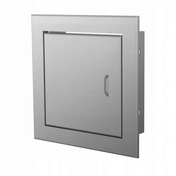 Revizní dvířka Dospel Magnat 250x300 mm s magnetickým zámkem, stříbrná
