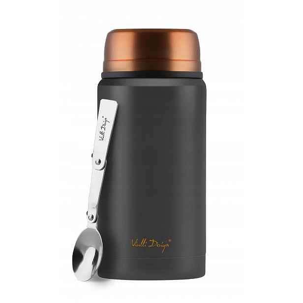 Termos na jídlo Fuori Gold plus lžička 750 ml