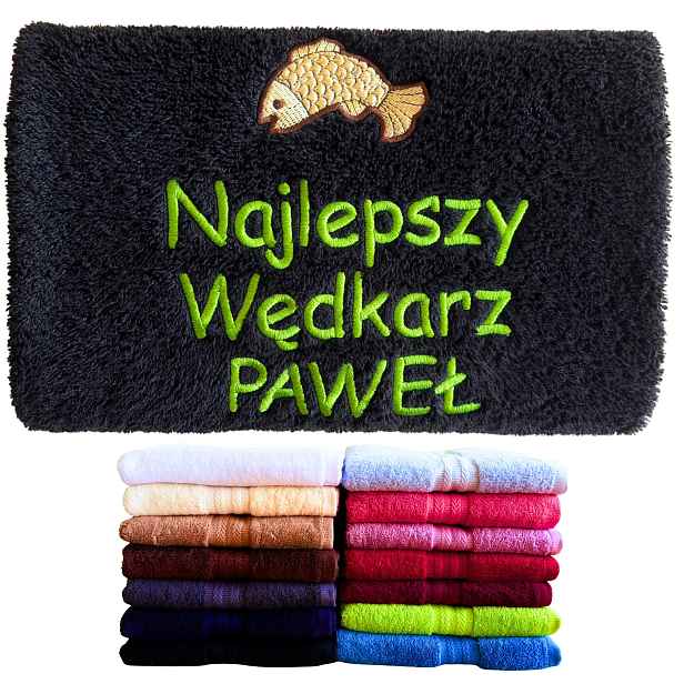 Dárek pro rybářského důchodce k narozeninám 50 60 70 40. dědečka tatínka Ručník