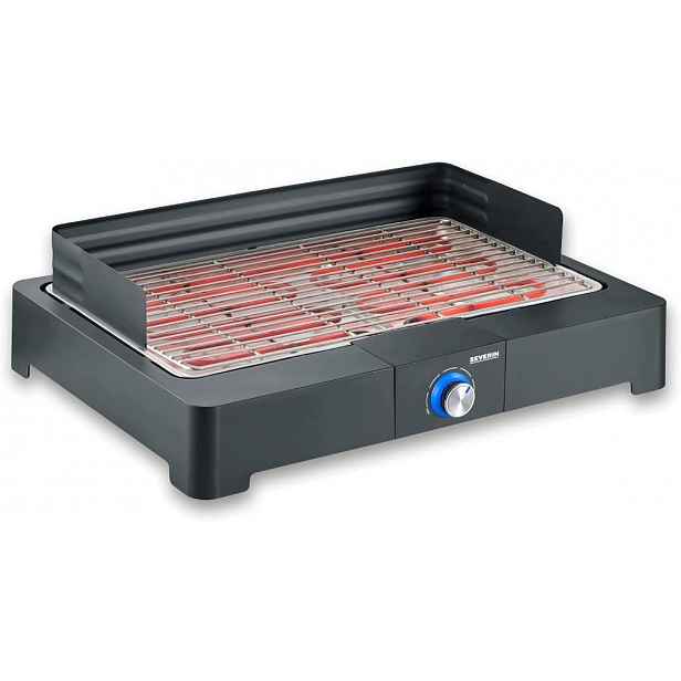 Elektrický Gril 2200 W 320 °C Ocelový Rošt Velká Plocha