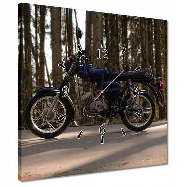 Hodiny 40x40 Simson trojka s blikačkami