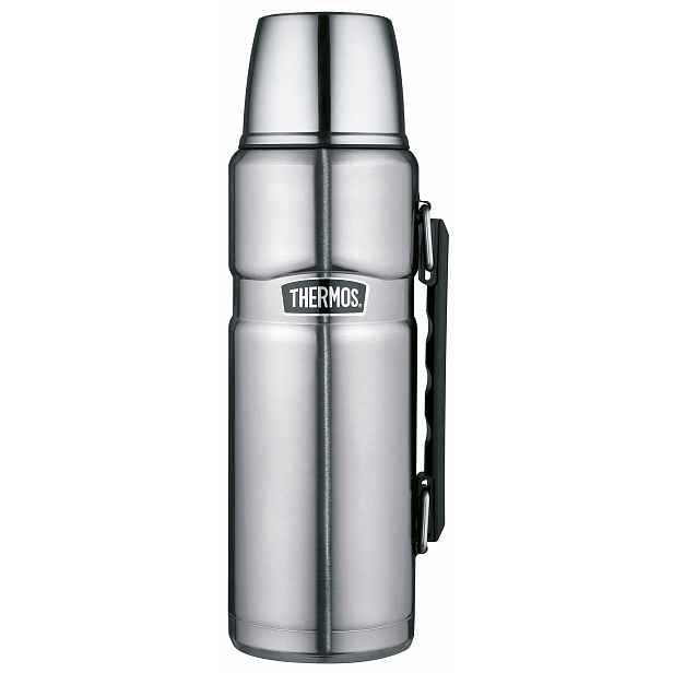 Thermos Termoska bez King s držadlem Nerezová Ocel 1,2 l stříbrná