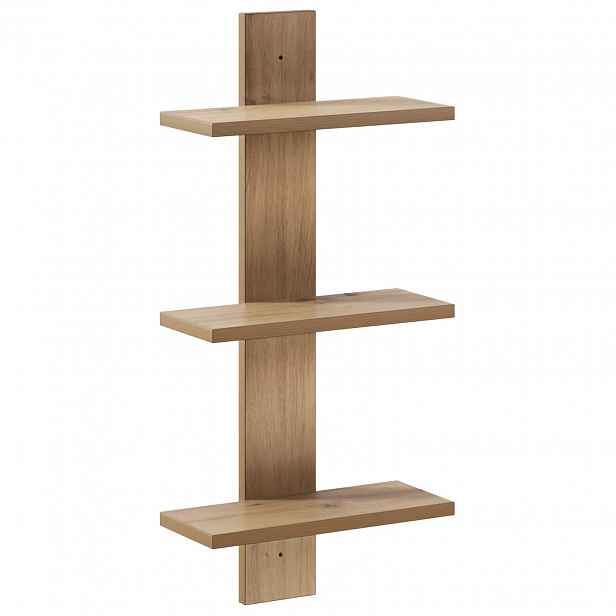 vidaXL Nástěnná polička Dub artisan 30 x 13.5 x 64.5 cm
