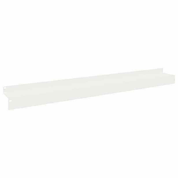 vidaXL Okraj trávníku 10 ks 100 x 10 x 8 cm Ocel Bílá