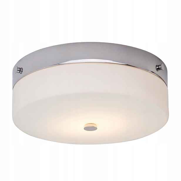 Elstead Tamar Stropní Svítidlo 1xGX53 Led 23,5 cm chrom sklo IP44