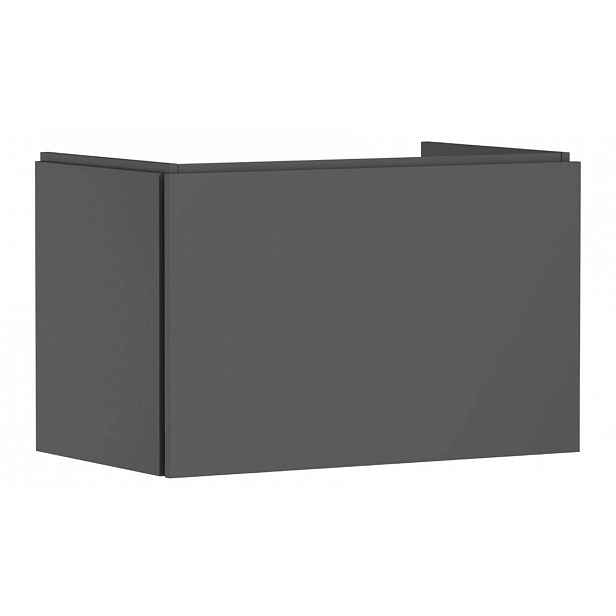 Hansgrohe Xilesa E - Umyvadlová skříňka, 50x78x47 cm, 1 zásuvka, matná šedá 54259760
