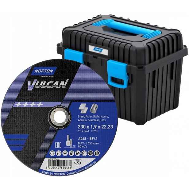 Kotouč na řezání kovu Inox 230x1,9 Norton Vulcan Skrzynia