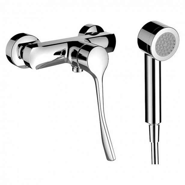 Laufen Citypro - Sprchová nástěnná baterie se sprchovou hlavicí, chrom HF500952100694