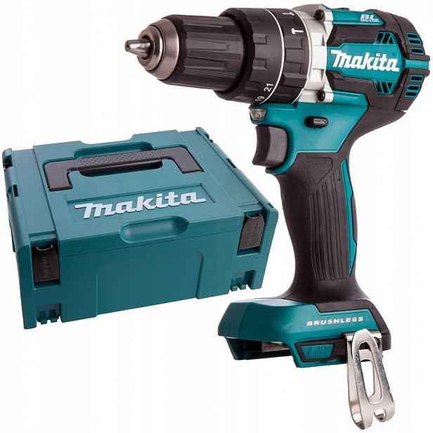 Příklepový šroubovák 18V Bl Lxt Xpt 54 Nm 2-rychlostní Makita DHP484ZJ