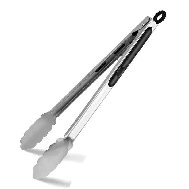 TEMU Prémiové nerezové kuchyňské kleště - Odolné kuchyňské kleště na grilování, BBQ, servírování s uzamykatelným | Protiskluzová ergonomická rukojeť,