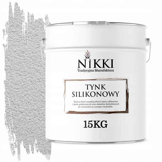 Silikonová Omítka Fasádní Bílá Zlomená Do Šedé F251 15KG Zrno 3.0mm