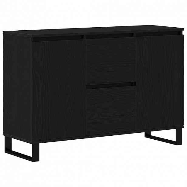 vidaXL Servírovací skříň Černý dub 101,5 x 35 x 70 cm Kompozitní dřevo